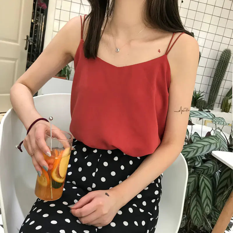 Blusa tirantes holgada