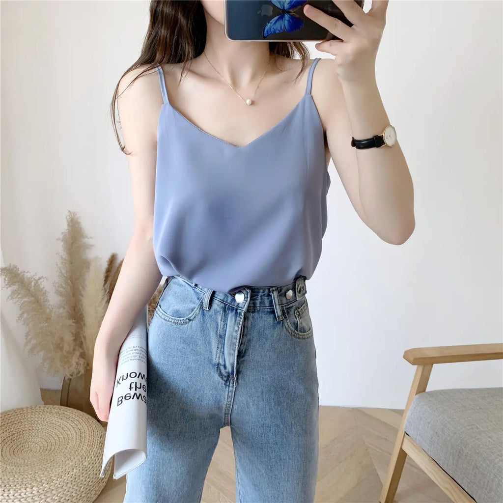 Blusa tirantes holgada