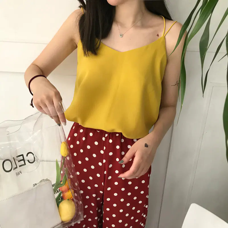 Blusa tirantes holgada