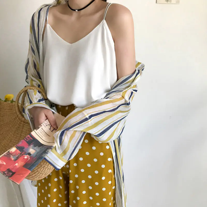 Blusa tirantes holgada